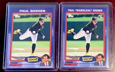 2024 Topps X Chris Berman Baseball PAUL SKENES RC (BASE/NICKNAME) 2 Cards