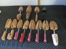 Lot of 6 Pairs of Wooden Shoe Stretchers  NOT ALL ARE PAIRS 