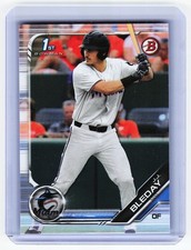 2019 Bowman Draft #BD-150 J.J. Bleday Miami Marlins