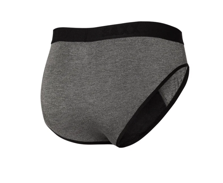 Hombres SAXX Ultra Fly Súper Suave BRIEFS "Sal y Pimienta" XXLarge Foto 2 de 4