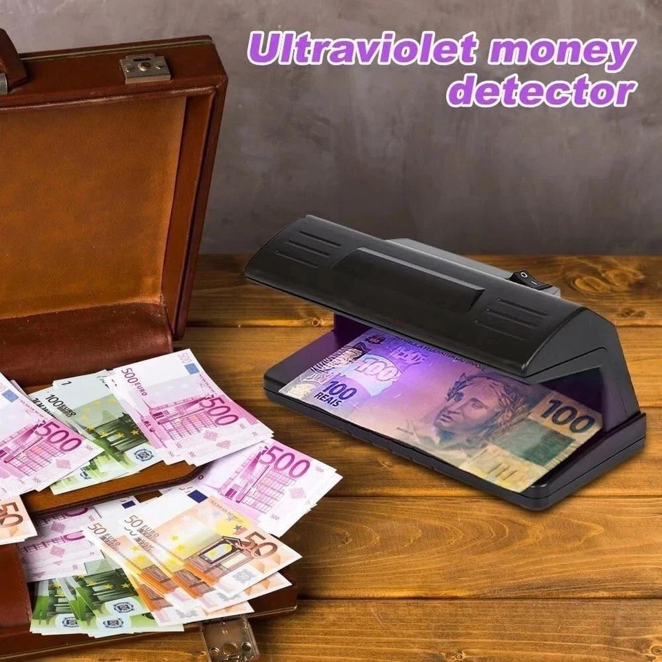 Counterfeit Uv Fake Black Light Money Note Detector Bank Checker Forged ...