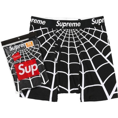Supreme®/Hanes® Spider-Man Boxer Briefs (2 Pack) Medium Brand New