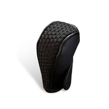 Car Gear Shift Cover, Breathable Gear Shift Knob Cover, Anti-Slip Leather