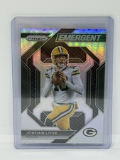 Jordan Love 2023 Panini - Prizm Emergent Silver #H-3 Green Bay Packers