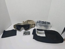 Lunettes militaires APEL révision OCP Multicam pochette marron avec verres foncés et transparents