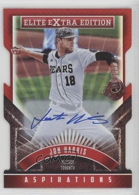 2015 Panini Elite Extra Edition Aspirations Auto 17/100 Jon Harris #30 Auto w5b
