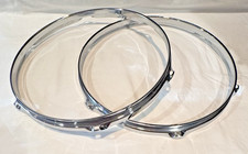 Ludwig Classic Late 70's Vintage 13   6-Hole Tom Drum Hoop Set 2.3mm Steel