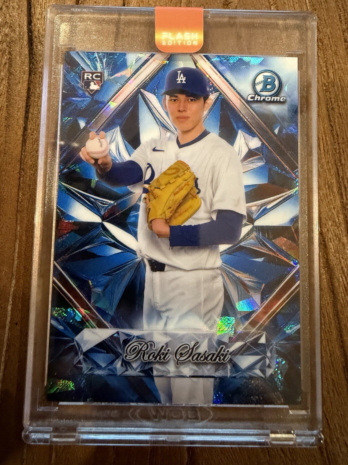2025 Bowman Chrome Sapphire Roki Sasaki Selections RC Rookie #SS-8 Dodgers