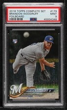 2018 Topps Factory Set Foilboard 146/190 Brandon Woodruff #179 PSA 9 MINT 8k3
