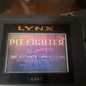 Pit-Fighter -  Atari Lynx  CIB TESTED