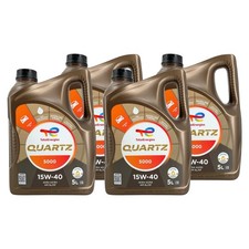 Total Quartz 5000 15W-40 / 4x 5 Liter Kanister Motorenöl Motoröl API Total Quartz 5000 15W-40 / 4x 5 Liter Kanister Motorenöl Motoröl API