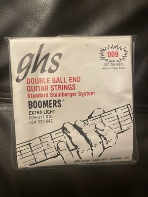 GHS DB-GBXL Double Ball End Electric Guitar Strings for Steinberger 9-42