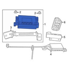 Jeep 68583990AB Keyless Entry Module