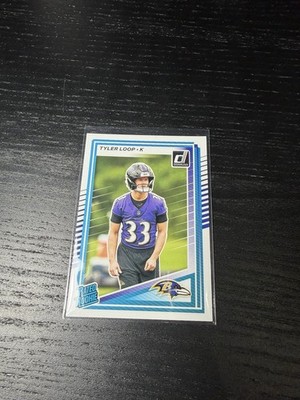 Panini Donruss 2025 NFL Tyler Loop Rated Rookie #No.382 Baltimore Ravens