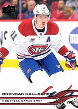 2025-26 Upper Deck Series 1 - Brendan Gallagher #89 - Montreal Canadiens Habs