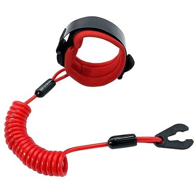 Engine Emergency Stop Switch Safety Lanyard Cord Replacement for Jet Ski, 50 Inc