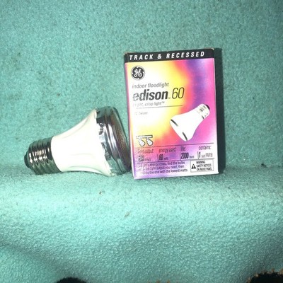 1-GE Edison  60w Par 16 Light Bulb 30' Beam ''LOT Z''