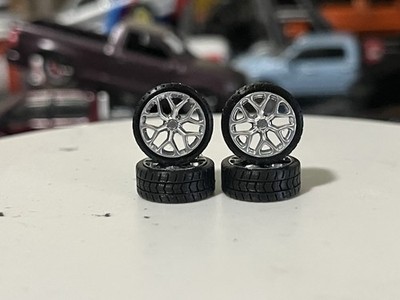 1/64 3d Printed Chevy Snowflake Wheels