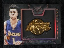 2015-16 Panini Black Gold Team Emblems D'Angelo Russell #4 0l5n