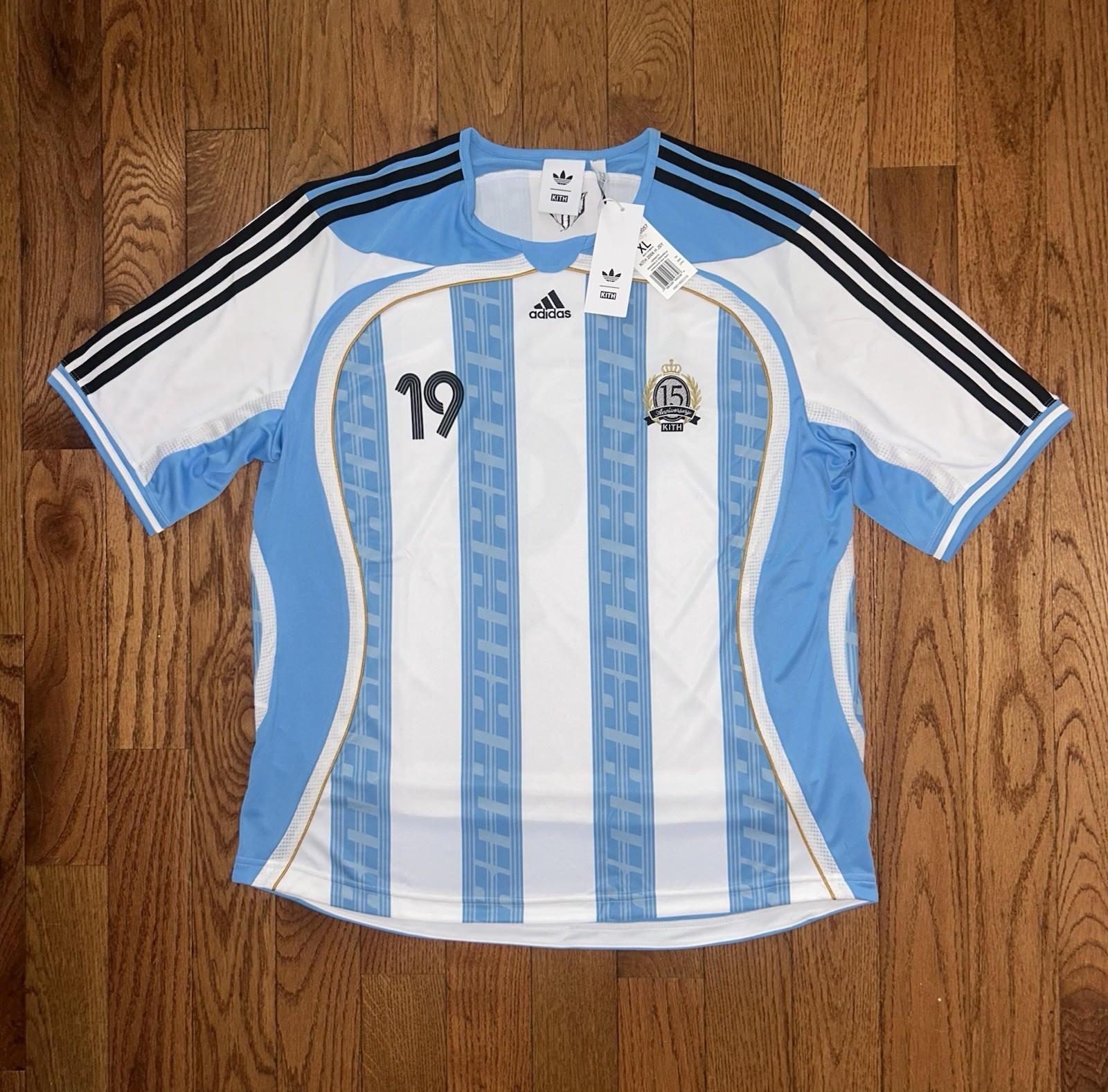 Lionel Messi Argentina 2006 World Cup Adidas x KITH Home Jersey Size XL NEW