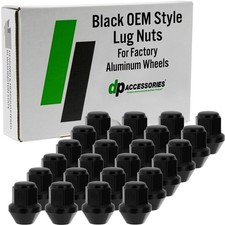 Black Lug Nuts 2019-2026 Ram 1500 Factory Wheels Black Lug Nuts 2019-2026 Ram 1500 Factory Wheels