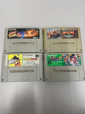 Super Famicom SFC Lot of 4 Games Nintendo Japan Import Untested