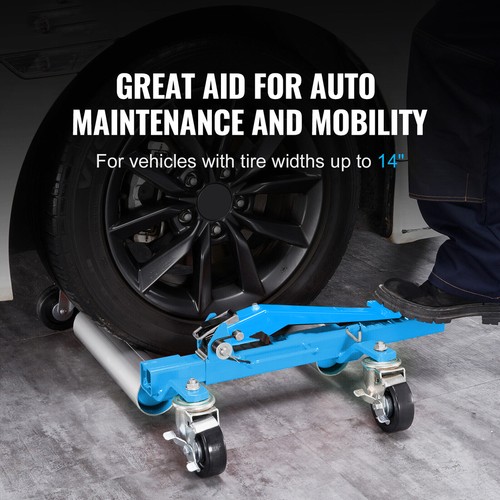 Ratcheting Wheel Dolly 750kg Auto Truck Vehicle Moving Lift Jack Car Skate 4pcs - Picture 8 of 14