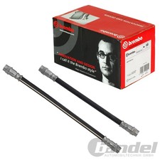 2xBREMBO BREMSSCHLAUCH HINTEN passend für PEUGEOT 206/CC 2A/C BJ 09.98-02.09