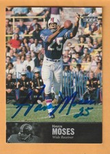 Haven Moses Denver Broncos AUTO Signed 1997 Upper Deck Legends San Diego State