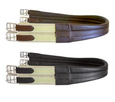 Contoured English Chafeless Girth Black Brown 46" / 48" / 50" / 52" / 54"/ 56"