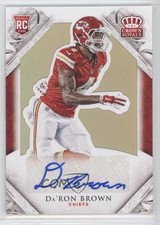 2015 Panini Crown Royale Rookie Signature Gold 10/49 Da'Ron Brown #183 Auto 0f8