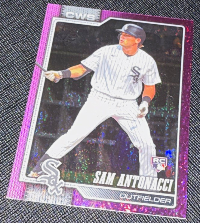 Topps 75 2026 Update Series Sam Antonacci White Sox RC Purple Parallel #US301