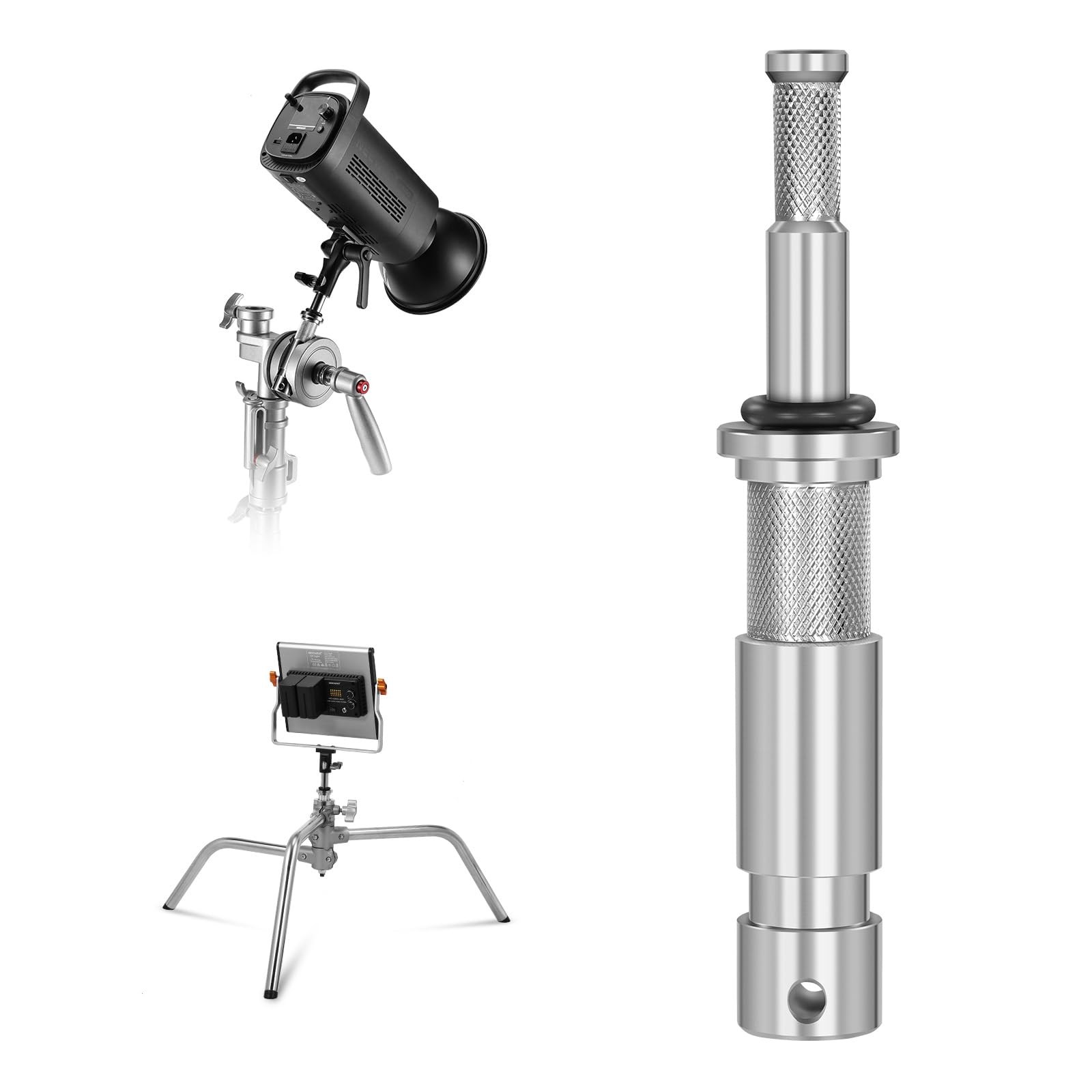 NEEWER UA027 Junior to Baby Pin Adapter, 1-1/8