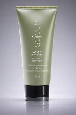 #ad Sojourn Volume Gel Alcohol Free Colour Safe Gel Clear 150ml Wet Dry pH 4.5 5.5 $24.00