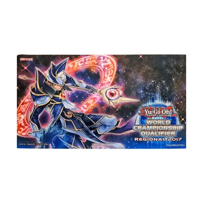 Yu-Gi-Oh! Regional WCQ 2017 ''Ebon High Magician'' Game Mat Spielmatte Gebraucht