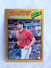 2026 Topps Heritage Robbie Ray #111 GOLD Chrome Refractor #'d /50 Giants