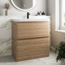 Bathroom Furniture Vanity Unit Basin Storage Cabinet Toilet WC Soft Close Wood