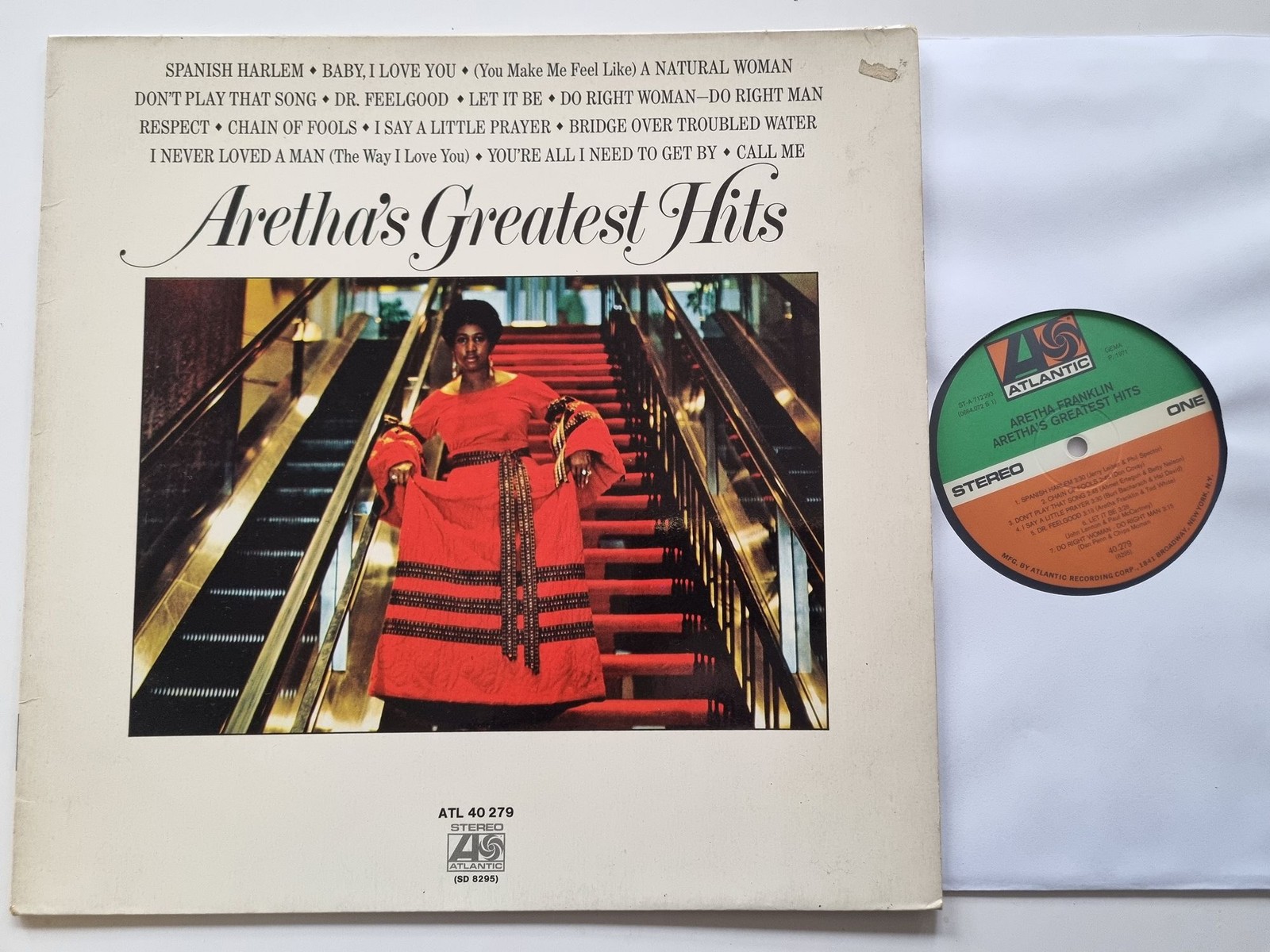 Aretha Franklin - Aretha's Greatest Hits Vinyl LP Europe