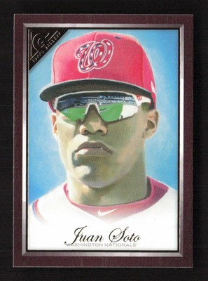 Juan Soto 2019 Topps Gallery #7 Wood Washington Nationals