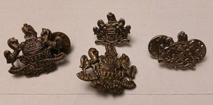 Pennsylvania Coat Of Arms Seal - Silver - Pin And Clutch 4 Pieces Total