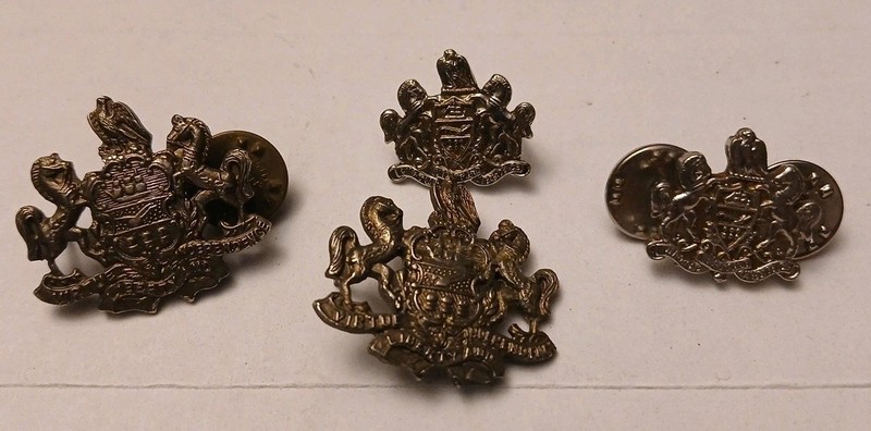 Pennsylvania Coat Of Arms Seal - Silver - Pin And Clutch 4 Pieces Total