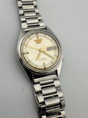 Vintage Seiko 5 Automatic Authentic Japan Made Men's Wrist Watch 21 Jewels