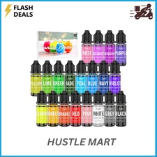 Candle Dye - 20 Color Liquid Wax Dye for DIY Making, High Concentration Color US