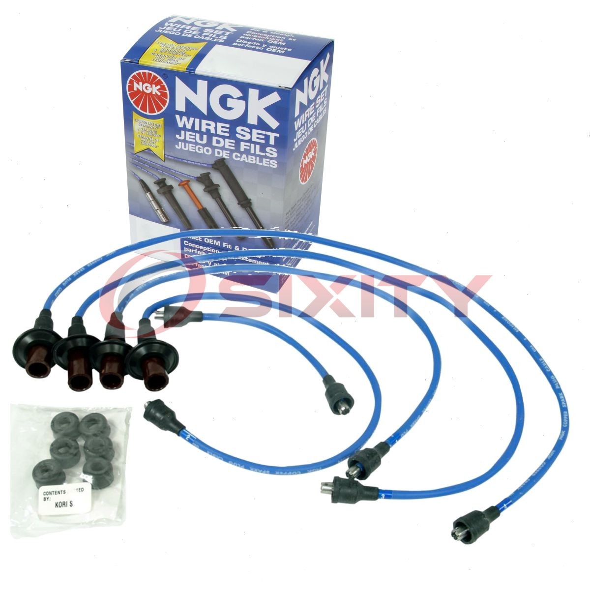 NGK 57435 RC-VWC032 Spark Plug Wire Set for CH74133 CH461 96402 9412 9401 ff