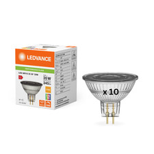 10 Pack Ledvance Dimmable 5w LED 12v MR16 - 4000k Cool White