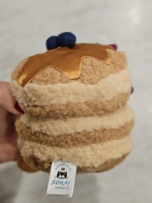 Authentic Jellycat Amuseables Fran Pancakes Bag Charm Keychain