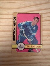 1972-73 O-Pee-Chee #312 Ted Taylor - Houston Aeros (Ar1)