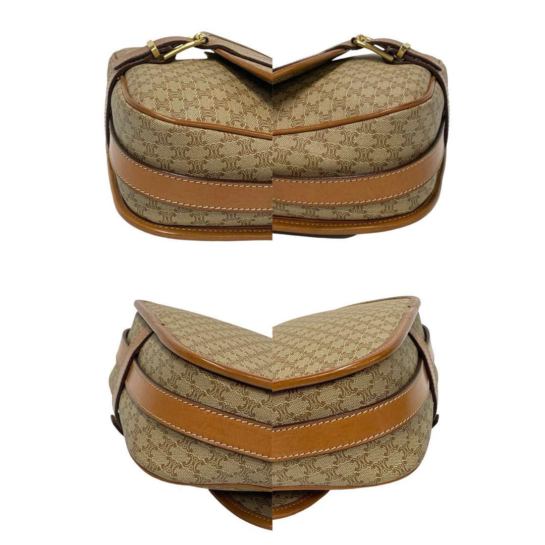 Celine Macadam Blazon Pattern Leather Shoulder Ba… - image 6