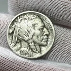 1914 S Near Full Horn High Grade VF/XF Buffalo Nickel - Nice Old US Coin!