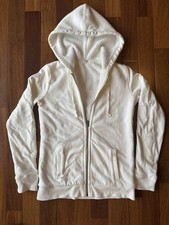 J. Crew Women s Cream Ivory Sherpa Fleece Lined Hoodie Sweatshirt XS